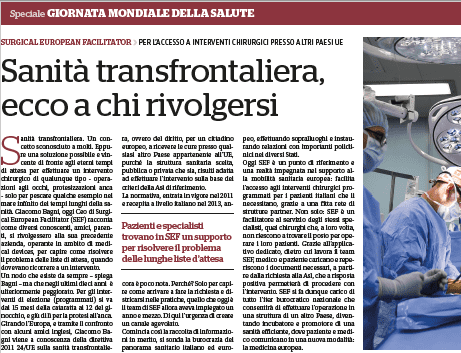 sanità transfrontaliera